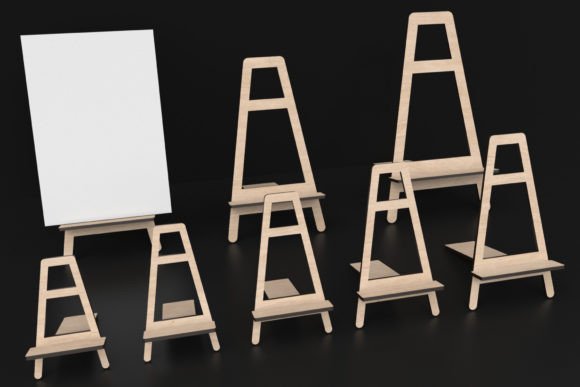 Download Laser Cut Easel Display Stands Svg Files - Premium Bundle