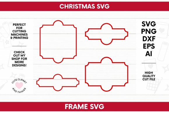 Download Christmas Frames SVG | Christmas SVGs - Christmas Collection
