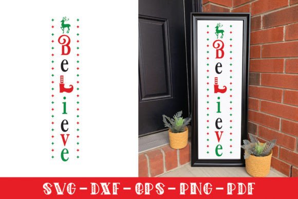 Download Believe SVG | Christmas Porch Sign SVG - Christmas Collection