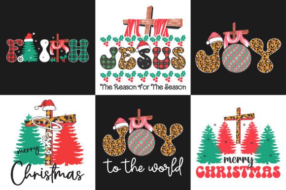 Download Jesus Cross Christmas Sublimation Bundle - Christmas Collection