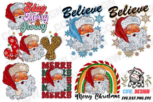 Download Santa Christmas Bundle SVG Sublimation - Christmas Collection
