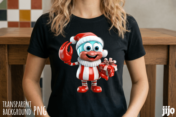 Download Santa Crab Christmas Gift PNG - Christmas Collection