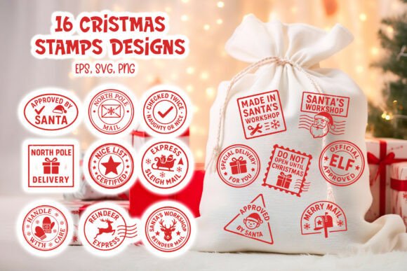 Download Christmas SVG Stamp Bundle - Christmas Collection
