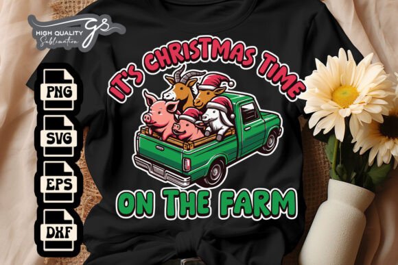 Download It's Time on the Farm Christmas SVG - Christmas Collection