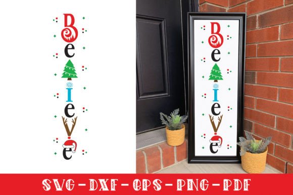 Download Believe SVG | Christmas Porch Sign SVG - Christmas Collection