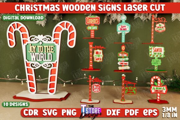 Download Christmas Signs Bundle | Holiday Decor - Christmas Collection