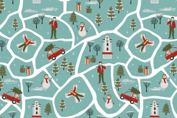 Download Winter Holidays Christmas Pattern - Christmas Collection