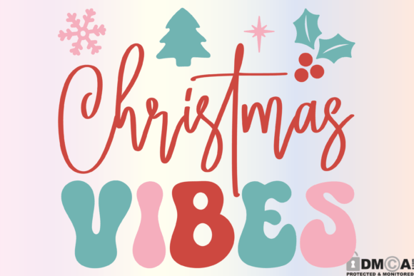 Download Christmas Vibes Svg Retro Christmas Png - Premium Resources