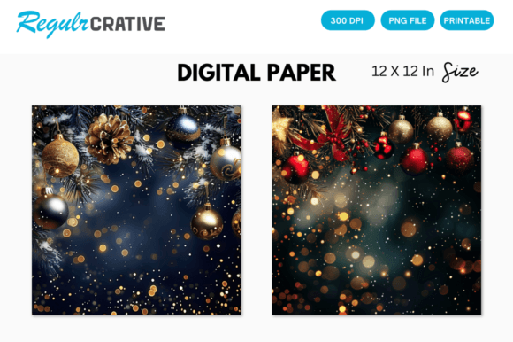 Download Xmas Background, Christmas Digital Paper - Christmas Collection