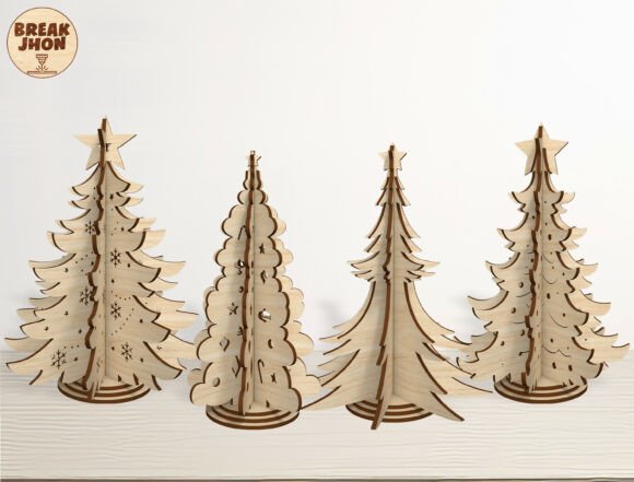 Download 3D Christmas Tree SVG Bundle - Christmas Collection